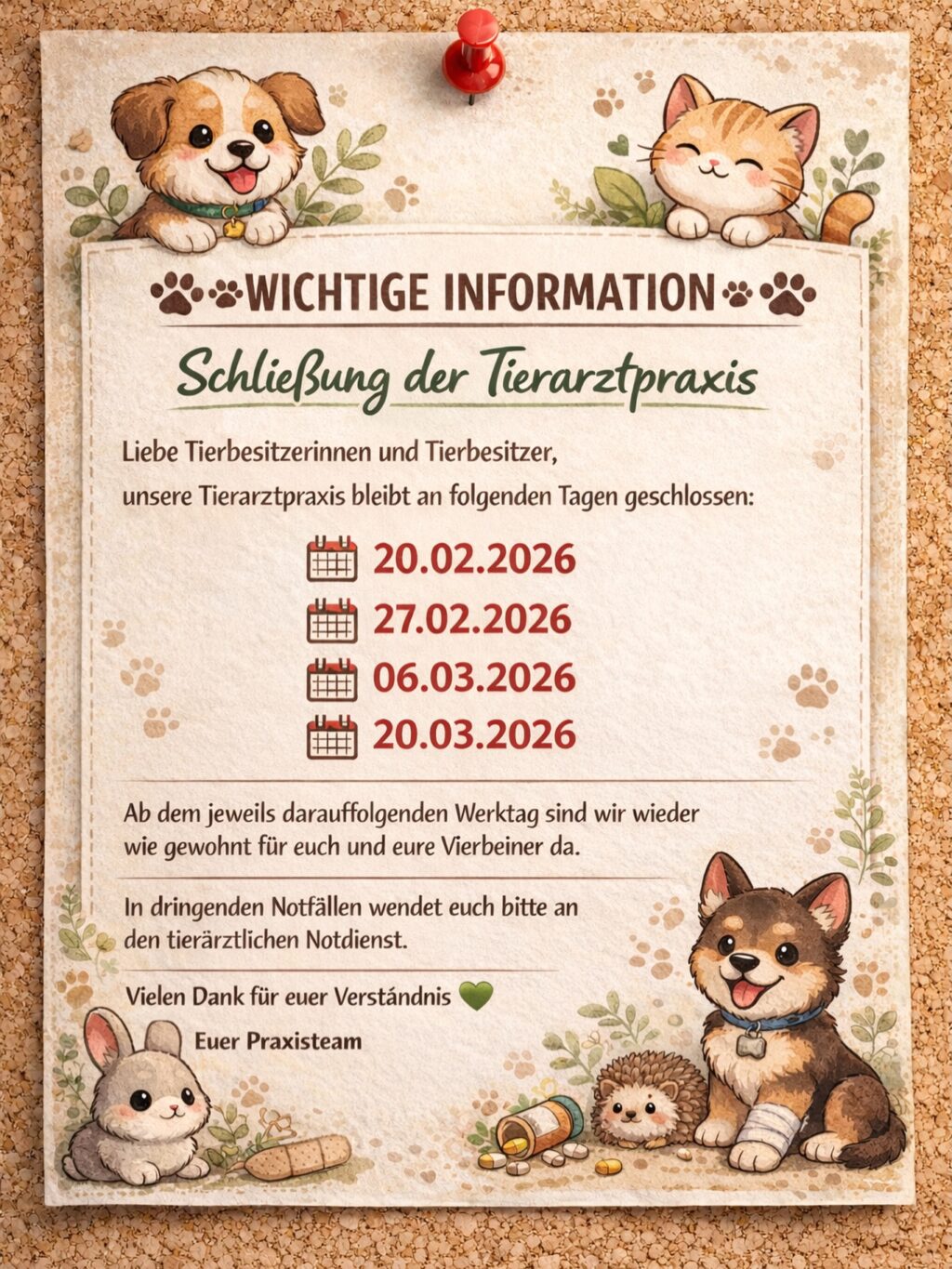 Instagram post from tierarzt_im_elgerhaus. This post is in position 1.