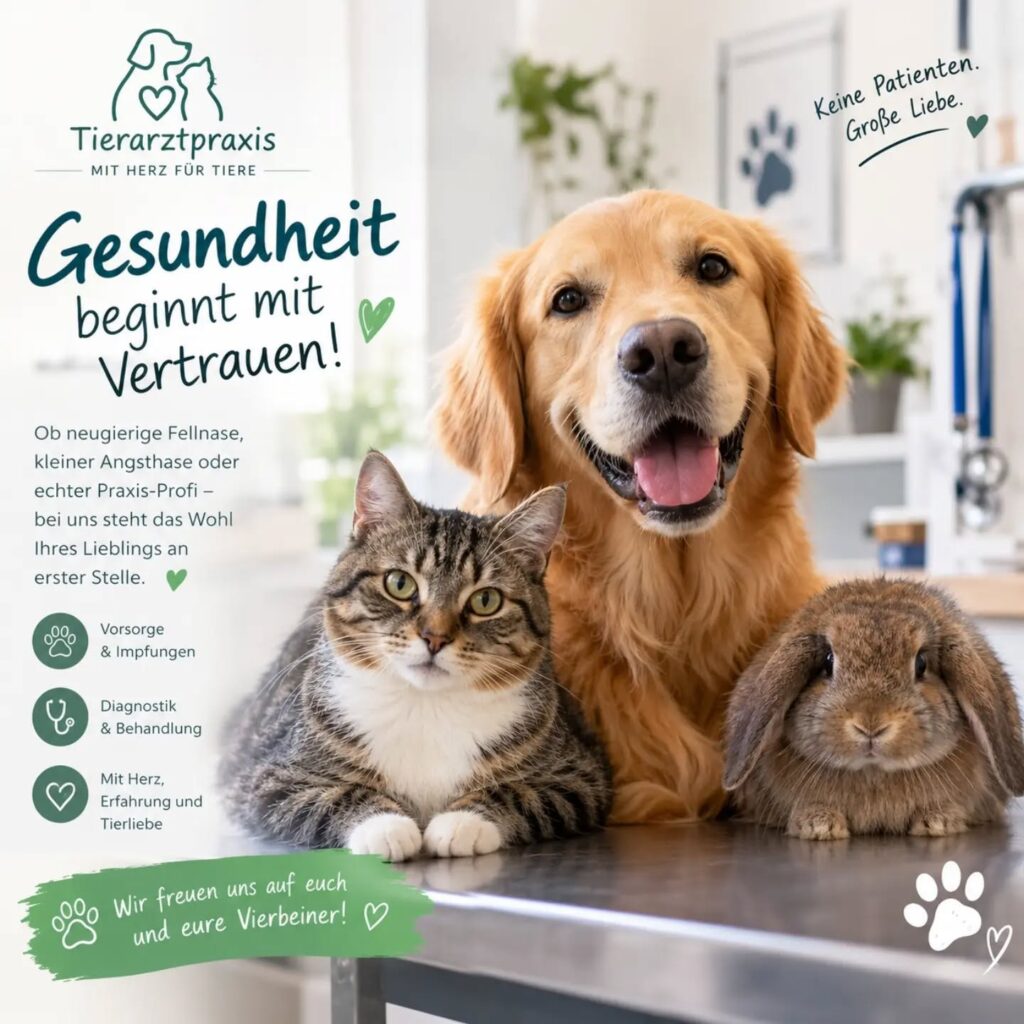 Instagram post from tierarzt_im_elgerhaus. This post is in position 1.